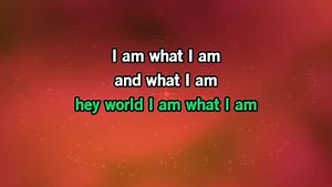 Karaoke I Am What I Am - Shirley Bassey - CDG, MP4, KFN - Karaoke Version