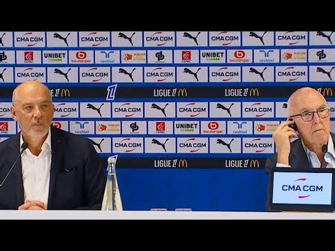 🎙️Conf de presse de Franck Mcourt :Présentation du nouveau Président de l'OM et il parle de l'AVENIR