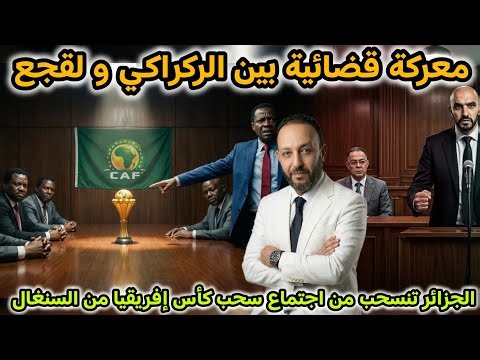 معركة قضائية بين الركراكي و فوزي لقجع، و الجزائر تقاطع اجتماع سحب كأس إفريقيا من السنغال