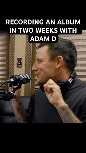 Recording our debut album in 2 weeks, with Adam D. Watch the full podcast via the comments 👇