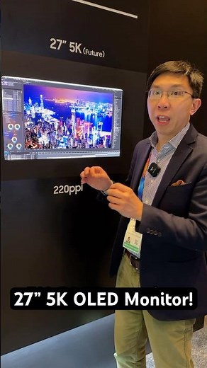 27” 5K OLED Monitor!