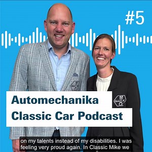 New Podcast Release! 🚗 🎧 In the latest episode of the Automechanika Classic Car Podcast, we chat with Mike Kastrop and Pauline Louwman from the Netherlands about their inspiring work with Classic Mike and Talent4Classics! Discover how a traffic light system boosts self-confidence and creates a positive working environment in a classic car workshop. Mike and Pauline share their methods for promoting young talents and talk about their own foundation, 'Talent4Classics,' which helps young people o