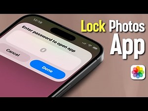 How to Lock Photos App on iPhone with a Separate Password?