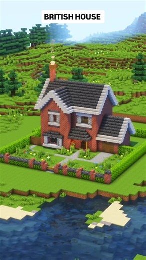 GRAVITOZ | British house #minecraft #minecraftpc #minecrafthouse #minecraftbuild #trending #trendingreels #viralreels #viral #shorts | Instagram