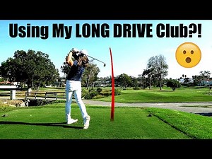 Front 9 At NEEDWOOD GOLF CLUB | Using My LONG DRIVE CLUB | INSANE Recovery Shot | Can I GO LOW??