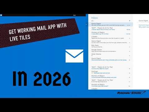 Revive Windows 8.1 Mail App in 2026 (Official Method)