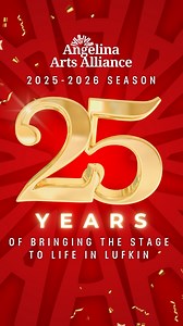 🤫 shhhh…. #secret #reveal #25years #livefromlufkin | Angelina Arts Alliance