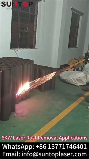 6KW Laser Rust Removal Applications