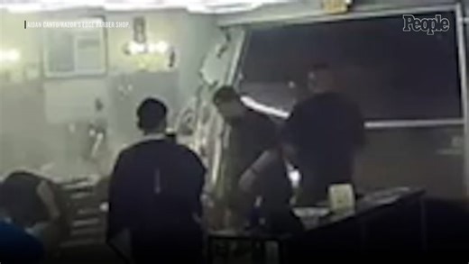 Driver crashes into Texas barber shop after accidentally hitting gas instead of reverse