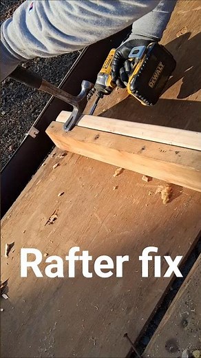 tips on how to fix a rafter