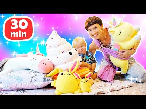 Kids & Toys: Pretend to Play Cooking Toy Food vs. Real Food