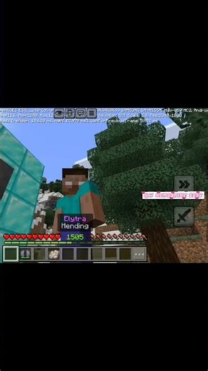 HOW TO REPAIR ELYTRA IN MC BEDROCK EDITION 🔥 #shorts #minecraft #tutorial