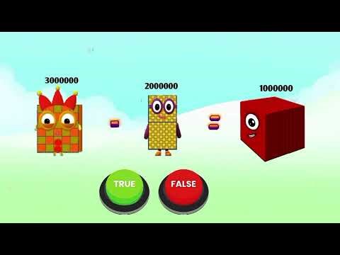 Big Numbers True or False Math Quiz for Kids | Educational Corner