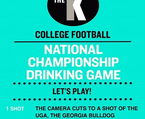 13K views · 127 reactions | Drink up! Alabama and Georgia's play may not be sloppy, but you can be! | The Kicker | Facebook
