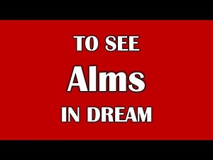 What Does It Mean To Dream About Alms? - StuffSure