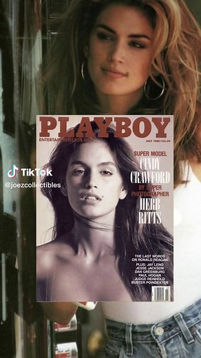 July 1988 Playboy Magazine featuring Cindy Crawford