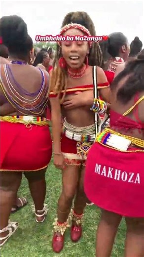 Zulu Women's Umkhehlo: Red, Gold, and Marriage Ceremony Slay 👑
