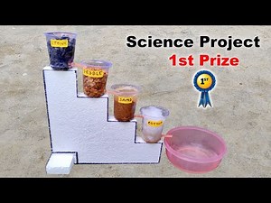 Inspire award science project working model || Water purification working model