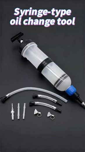 Syringe-type oil change tool