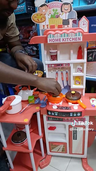 Battery-Operated Kitchen Set for Kids
