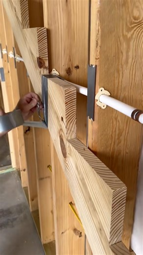 We used Simpson stringer connectors to install the stringers for the-000 | Garage-2