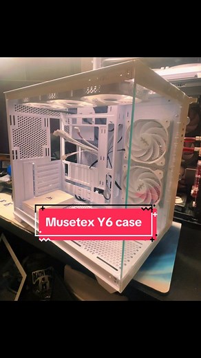 @MUSETEX Y6 mid tower case #pccommunity #technology #fyp #pcgaming #whitepc #PCPARTS