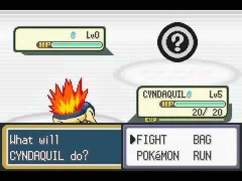 Pokémon Firered Glitchy Battle - Shiny Missingno Battle!