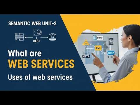 Semantic Web Unit-2 Explained | What are Web Services & Uses of Web Services