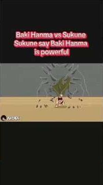 Baki hanma vs Sukune The monster vs monster how is win fight #bakidou #baki