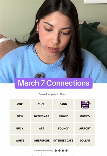 Happy 1000 connections!! #connections #nytconnections #nytgames #connectionsgame #wordgame