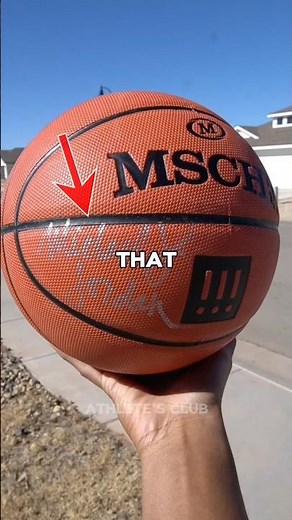 Michael Jordan Signed Basketball! 🏀 #shorts #nba #basketball