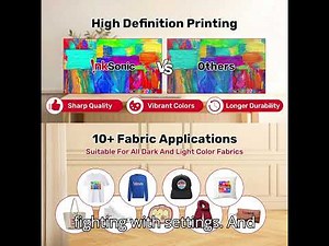 "InkSonic R1390 DTF Printer Setup & Print Test – Vibrant Color DTF Printing Made Easy"