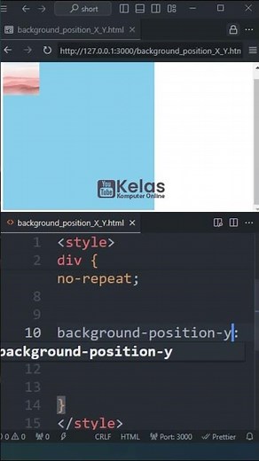 Belajar Coding Pemula: Mengatur Posisi Gambar Latar dengan CSS background-position