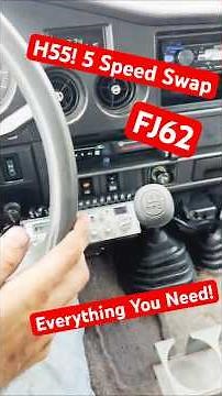 What You Need To Swap A 5 Speed H55 transmission Into Your Toyota Landcruiser FJ62 #automobile
