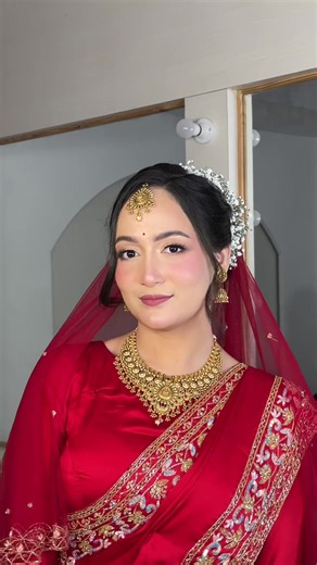 Stunning Bridal Transformation for Nepalese Weddings