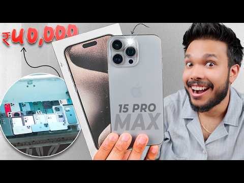 i Bought ₹40,000 iPhone 15 Pro Max From Offline Market !!