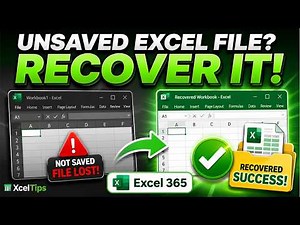 How to Recover an Unsaved Excel File After Closing Without Saving