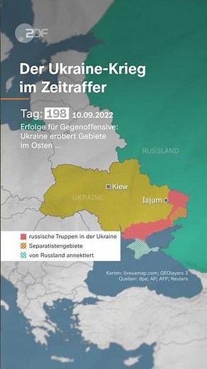 Fast 1000 Tage: Der Ukraine-Krieg im Zeitraffer | #Short #Shorts #Kreig #Ukraine #Russland