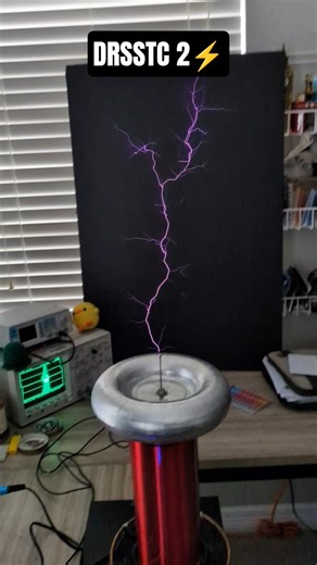DRSSTC (lightning machine) project update #teslacoil #engineering #science #electricity #electronics