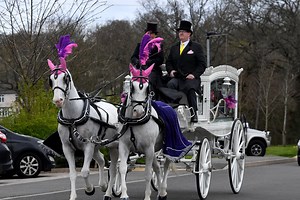 In pictures: Amelia's final goodbye as hundreds attend poignant ceremony