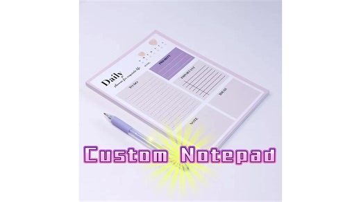 A4 A5 A6 Tear Away Customized Promotion Advertising Tear Off Hotel Planner Note Pads with logo for Company Office Memo Pad