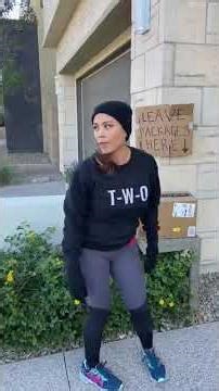 Caught in the act! Jules vs. package thief 🚨😂😂