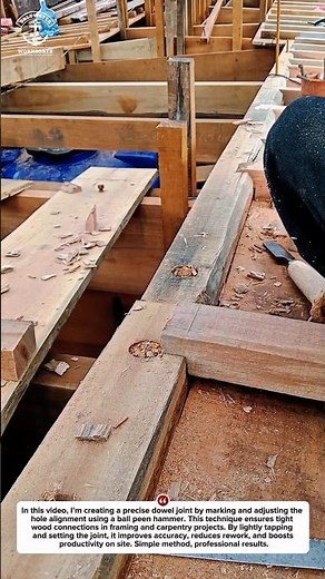 Fast & Accurate Wood Joinery Trick Using a Ball Peen Hammer