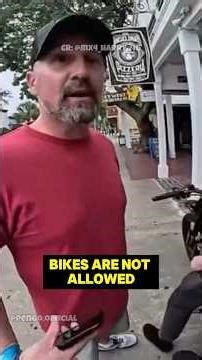 Off-duty cop tries to flex his power, until...? (Cr: @mx4_harry / IG) #bikerlife #shorts #fyp #cops