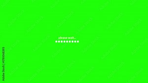 Updating progress bar animation from 0% to 100% with transparent background,updating progress bar animated from 0% to 100% increasing percentage with alpha channel in 4k.