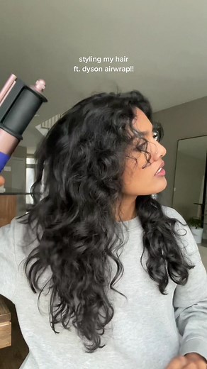 Styling My Hair with Dyson Airwrap: Holiday Edition Tutorial