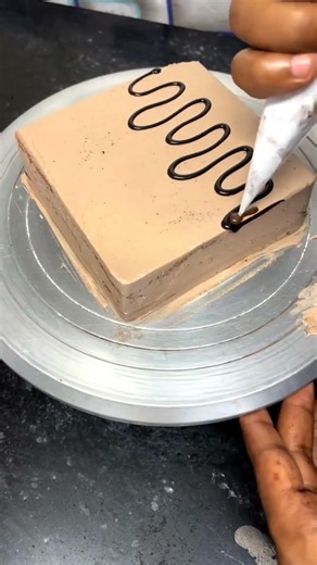 new amazing chocolate hazelnut cake design idea #tutorial #tiktok #cake #inspiration #cake #viral#yt