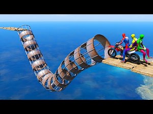 Epic Spiderman Ragdolls #122 - GTA V - Water Ragdolls