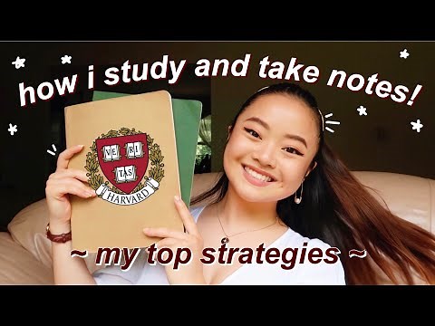 how i take notes + study at harvard! | christine lee
