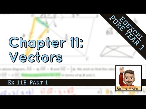 Vectors 6 • Geometric Problems, Comparing Coefficients pt. 1 • P1 Ex11E • 🚀